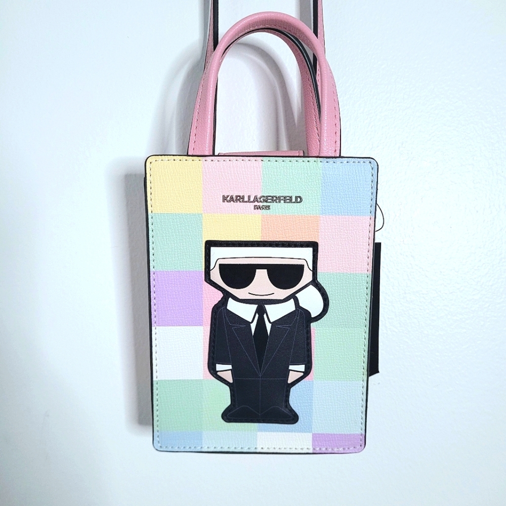 Karl Lagerfeld Maybelle Crossbody-Rainbow Pastel